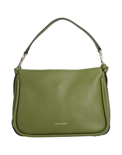 Shop Roberta Di Camerino Woman Handbag Military Green Size - Soft Leather