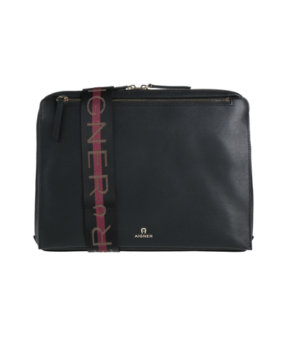 Shop Aigner Handbags In Black