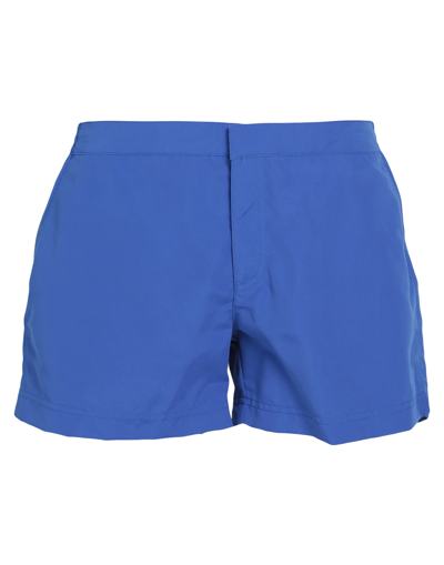 Shop Bluemint Man Swim Trunks Bright Blue Size 40 Polyester
