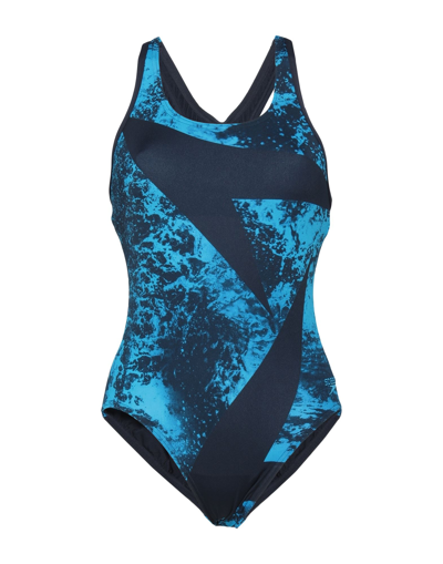 Shop Speedo Woman Performance Wear Azure Size 4 Polyester, Pbt - Polybutylene Terephthalate In Blue