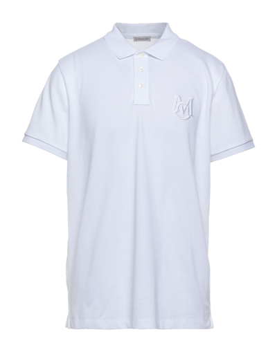 Shop Moncler Polo Shirts In White
