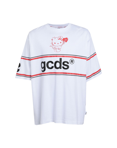 Shop Gcds T-shirt White Size L Cotton