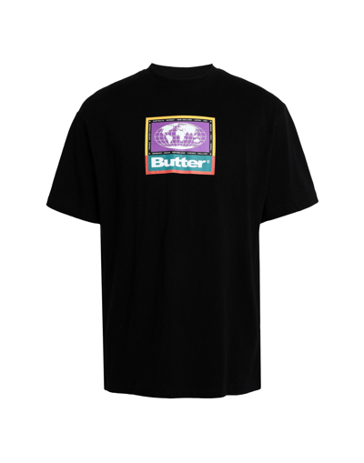 Shop Butter Goods Trek Tee Man T-shirt Black Size Xl Cotton
