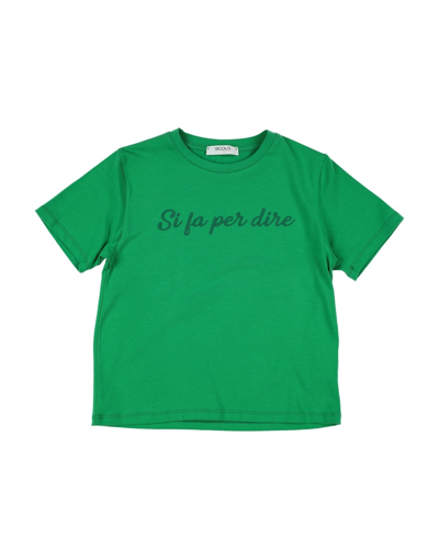 Shop Vicolo Toddler Girl T-shirt Green Size 4 Cotton, Elastane