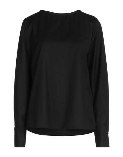 Shop Alessia Santi Woman Top Black Size 6 Polyester, Viscose, Elastane
