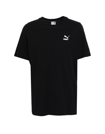 Shop Puma Classics Small Logo Tee Man T-shirt Black Size L Cotton