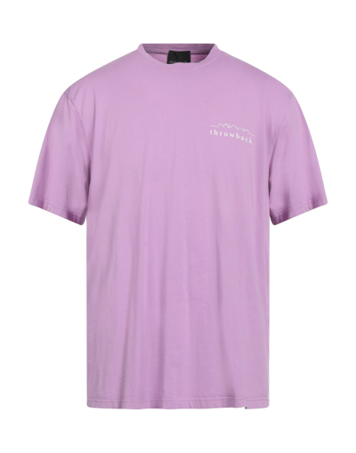Shop Throwback T-shirts In Lilac