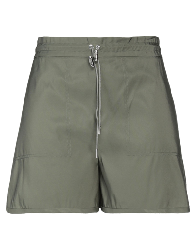 Shop Alexander Mcqueen Woman Shorts & Bermuda Shorts Military Green Size 6 Polyester