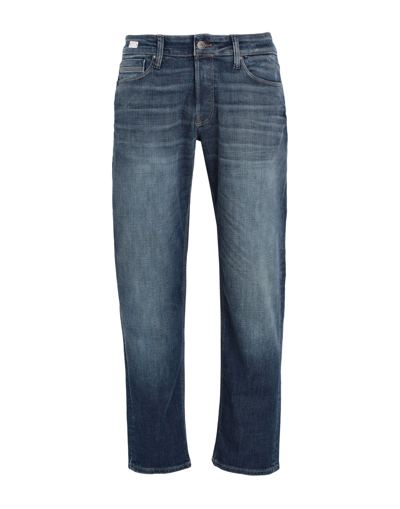 Shop Jack & Jones Man Jeans Blue Size 33w-32l Organic Cotton, Cotton, Elastane