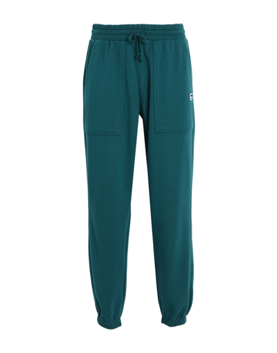Shop Puma Downtown Sweatpants Tr Man Pants Emerald Green Size Xl Cotton
