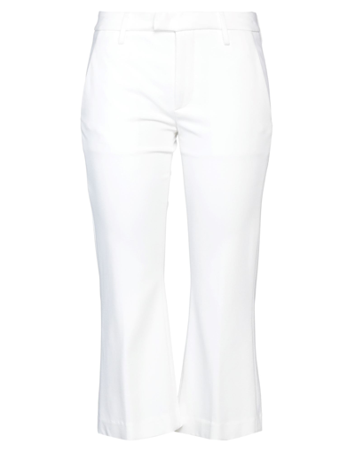 Dondup Cropped Pants In White