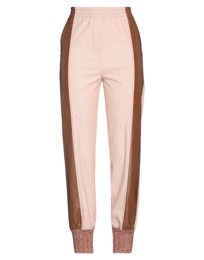 Shop Beatrice B Beatrice .b Woman Pants Light Pink Size 10 Polyester, Viscose, Elastane, Polyurethane