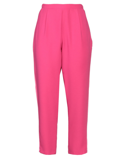 Shop Dodici22 Woman Pants Fuchsia Size 10 Polyester In Pink