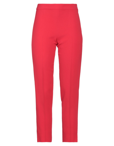 Emporio Armani Woman Pants Fuchsia Size L Cotton In Red