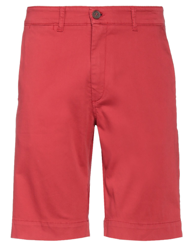 Shop Barbour Man Shorts & Bermuda Shorts Red Size 28 Cotton, Elastane