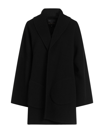 Shop Alessia Santi Overcoats In Black