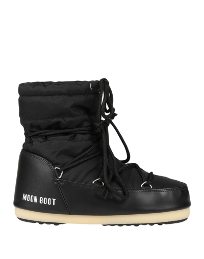 Shop Moon Boot Light Low Nylon Woman Ankle Boots Black Size 4.5-5.5 Polyamide, Pvc - Polyvinyl