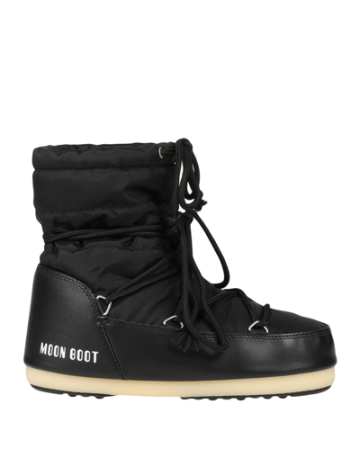 Moon Boot Ankle Boots In Black