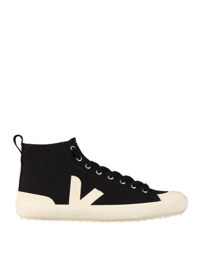 Shop Veja Nova Ht Man Sneakers Black Size 9 Textile Fibers