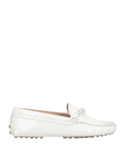 Shop Tod's Loafers In White