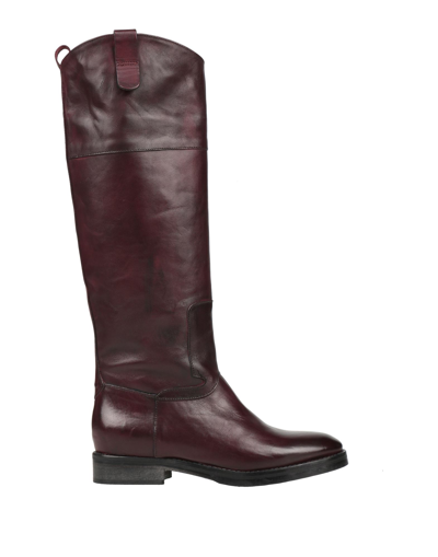 Shop 1725.a Woman Boot Deep Purple Size 7 Soft Leather