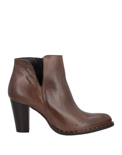 Shop Accademia Ankle Boots In Khaki