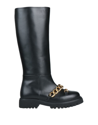 Shop Cavalli Class Woman Boot Black Size 7 Soft Leather