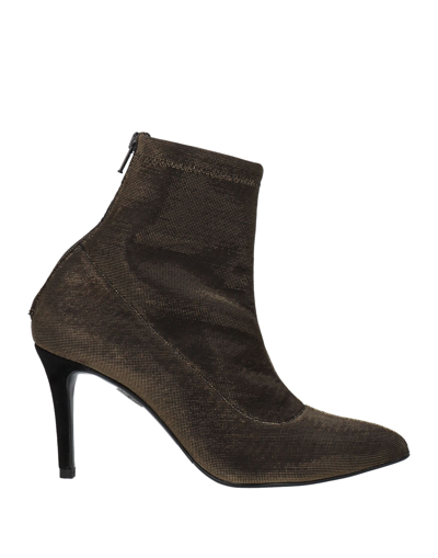 Shop Albano Ankle Boots In Gold
