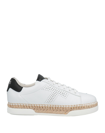 Shop Tod's Sneakers In White