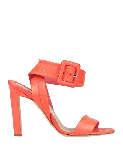 Shop Brian Atwood Sandals In Coral