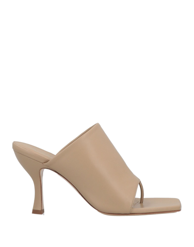 Shop Gia X Pernille Teisbaek Toe Strap Sandals In Light Brown