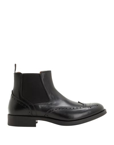Shop Leonardo Principi Leather Ankle Boots Man Ankle Boots Black Size 8 Calfskin