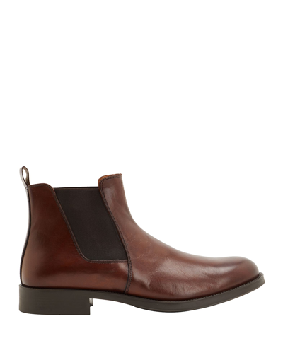 Shop Leonardo Principi Leather Chelsea Boots Man Ankle Boots Brown Size 8 Calfskin
