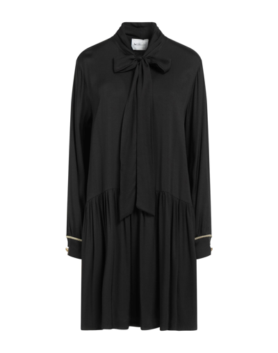 Shop Be Blumarine Woman Mini Dress Black Size 4 Viscose, Acetate, Polyester