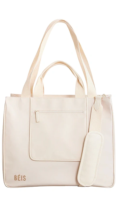 Shop Beis The East / West Tote In Beige