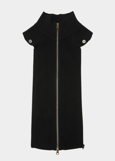 Shop Veronica Beard Uptown Cashmere Dickey In Black