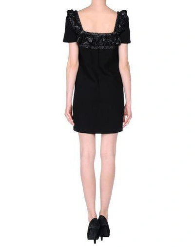 Shop Christopher Kane Short Dress In Black