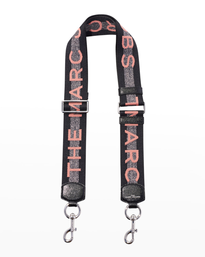 Shop Marc Jacobs The Logo Webbing Strap In Sweet Pea