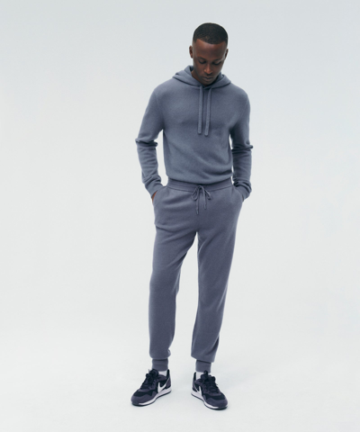 Shop Naadam Off-duty Cashmere Jogger In Slate Blue