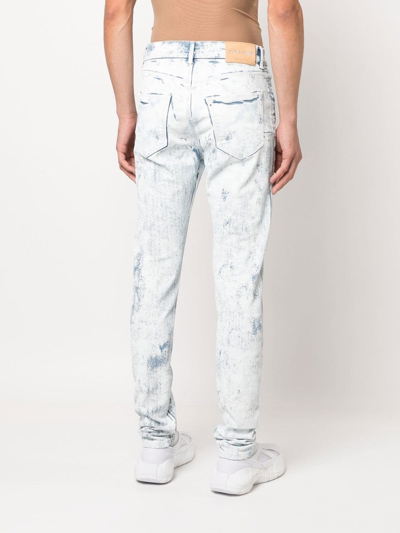 Shop Purple Brand Cracked White Over Light Skinny Jeans In Weiss