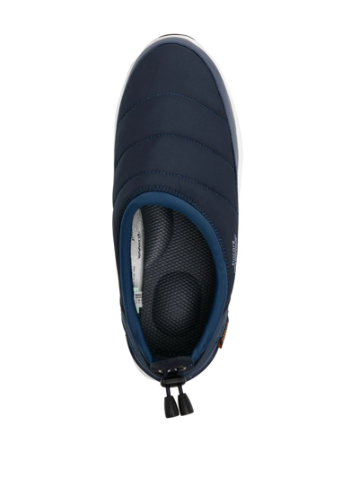 Shop Suicoke Pepper Slip-on Sneakers In Blau