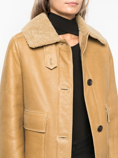 Yves Salomon Merinillo Lambskin Cropped Jacket In Neutrals