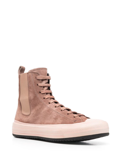 Shop Officine Creative Frida Suede Sneakers In Pink