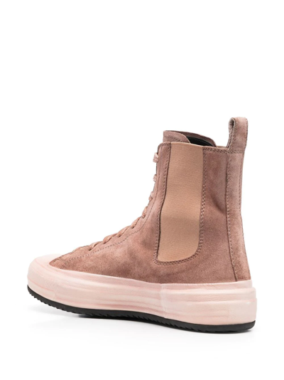 Shop Officine Creative Frida Suede Sneakers In Pink