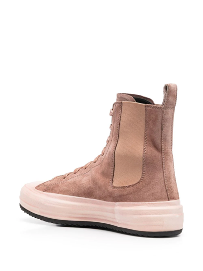 Officine Creative Frida Suede Sneakers In Pink