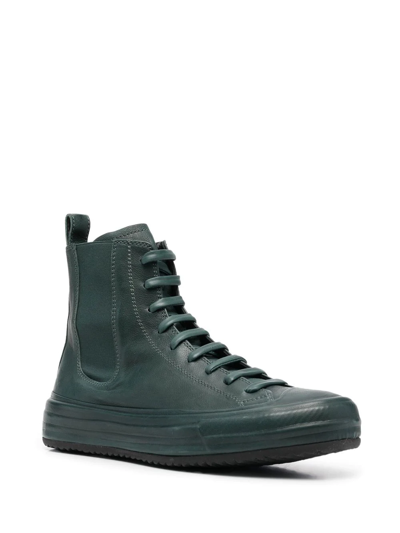 Shop Officine Creative Frida High-top Sneakers In Green