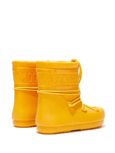 Moon Boot Icon Glance Rain Boots In Yellow