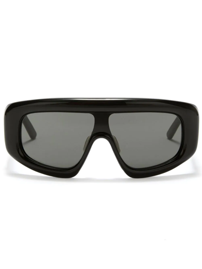 Shop Palm Angels Carmel Oversize-frame Sunglasses In Black