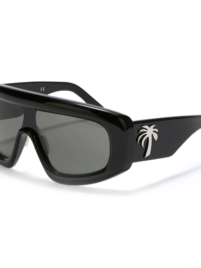 Palm Angels Carmel Oversize-frame Sunglasses In Black