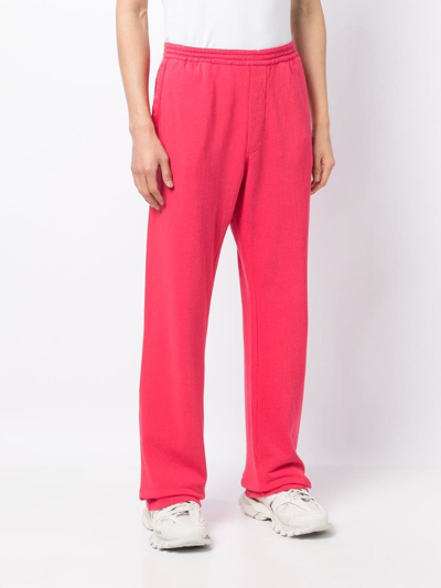 Shop Dsquared2 Straight-leg Logo Trousers In Rosa